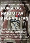 Demonstrasjonen er arrangert av Fredsinitiativet og Hent soldatene hjem.