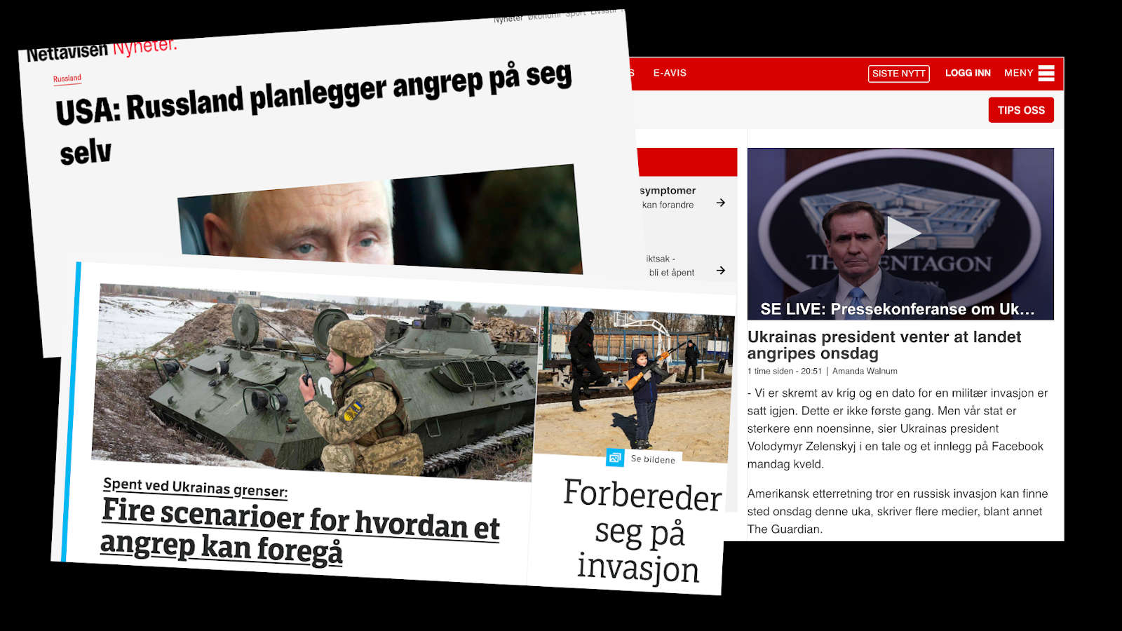 NRK står ikke tilbake for Nettavisen når det gjelder å formidle USA sitt krigsnarrativ.