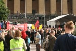 Folkelig protest mot Aurora 17 på Götaplatsen 16. september 2017. Foto: Henrik Hjelle.