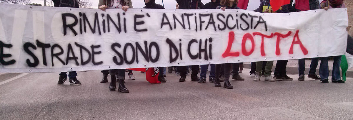 Illustrasjonsfoto. Antifasctisk protest i Rimini 2014. CC BY-NC-SA Zeroincondotta