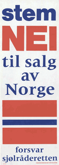 nei til salg av norge akmed