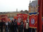 Massiv fanemønstring på Youngstorget 5. april 2014.