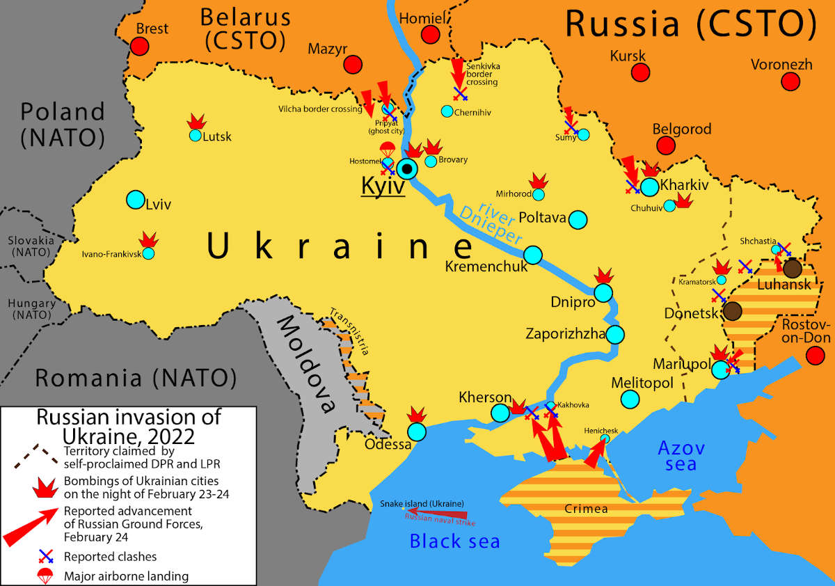 War in Ukraine 2022. Wikimedia CC0 Public domain.